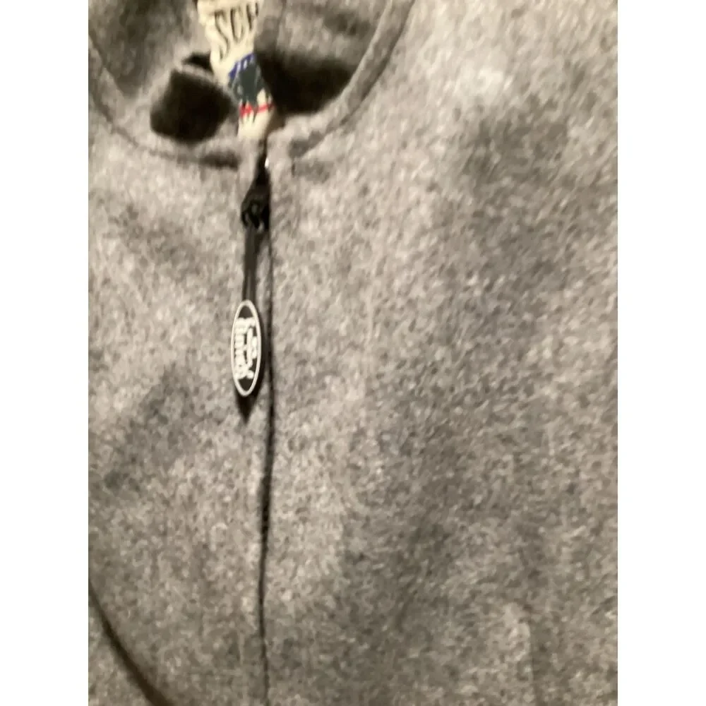 NWT Schaefer American Made 100% Wool Riding Vest Grey Medium  Western/Ranch Wear - Picture 7 of 10